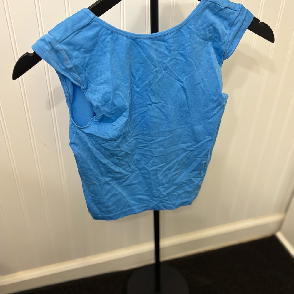 Blue Women's Crop Top